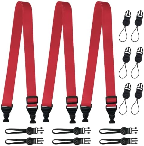 3 Pack Adjustable Shoulder Strap, iPad Strap Nylon Neck Lanyard by Gowjaw