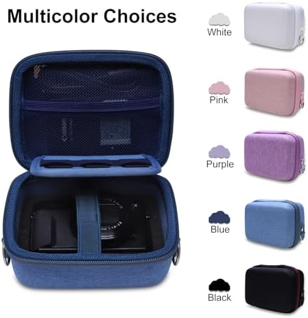 Camera Case Bag Compatible with Canon PowerShot G7 X Mark III, Mark II, SX740 HS, Sony ZV-1, KODAK PIXPRO WPZ2 Digital 4K Vlogging Camera, Point and Shoot 4K Video Camera Bag, Blue (Case Only) - Image 6