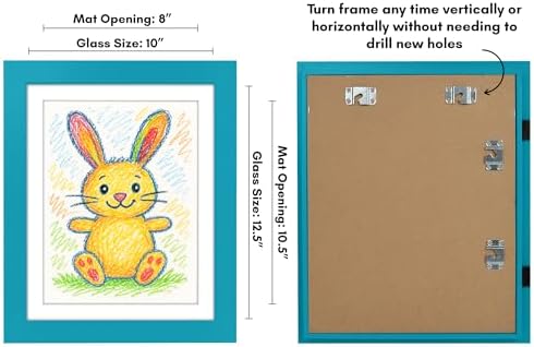 Americanflat 8.5x11 Changeable Kids Art Frame - Aquamarine - Image 3