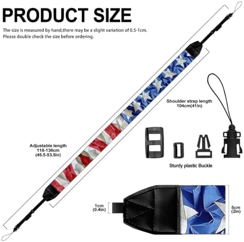GLENLCWE Camera Strap, Camera Strap for Photographers Neck Strap Replacement Fit Most Cameras - Image 6