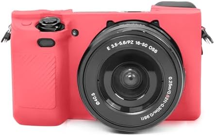 Case for Sony Alpha A6400 A6300, 2 Screen Protector, Peach Red - Image 2
