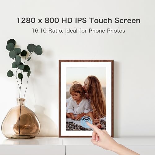 Frameo 10.1 Inch Smart WiFi Digital Picture Frame, Photo Frame Electronic - Image 5