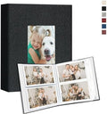 Vienrose 4x6 Small Photo Album, 2 Pack, 200 Photos, Black by Vienrose