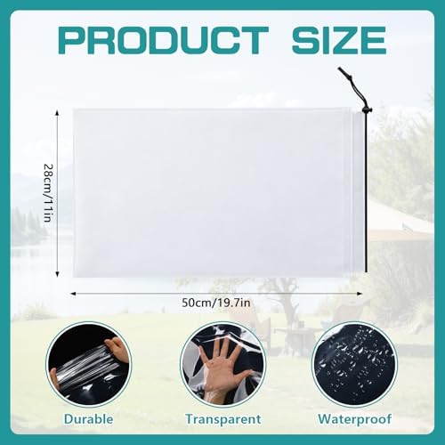 Sabary 10 Clear Camera Rain Covers Waterproof PE Lens DSLR Sleeves - Image 2