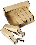 Lineco, Archival Slide Storage Box 15.5"x11.5"x3", with 6 Inner Cases, Tan by Lineco
