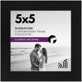 Americanflat 5x5 Picture Frame - Engineered Wood - Black by Americanflat