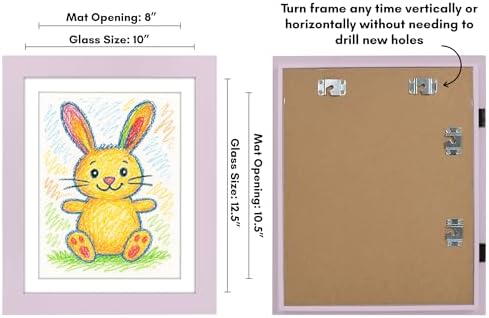 Americanflat 8.5x11 Changeable Kids Art Frame - Lilac - Image 3