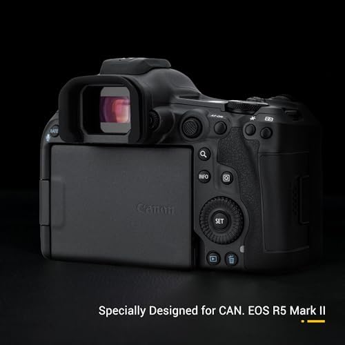 JJC Soft Rubber Eyecup Eyepiece Viewfinder for Canon EOS R5 Mark II Camera - Image 2