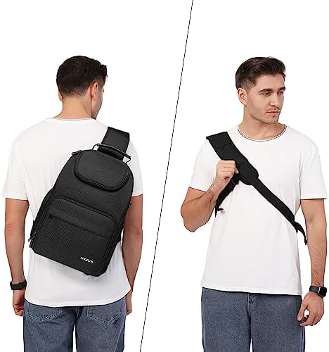 MOSISO Camera Sling Bag, Camera Case Crossbody Photography Bag, Black - Image 6