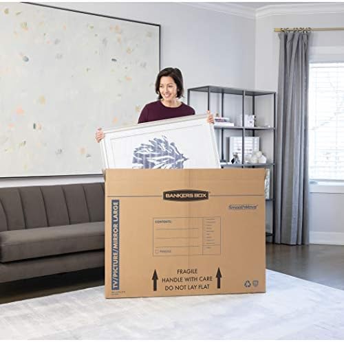 Bankers Box 4-Pack Large TV/Picture/Mirror Moving Boxes - Image 5