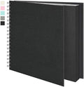 Vienrose Scrapbook Album,40 Pages,10x10 Inch,Tulip Black by Vienrose