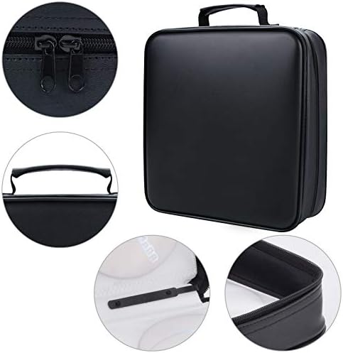 CD Case DVD Holder Storage: 320 Capacity DVD Cases Organizer Plastic Carrying Binder Wallet Storage for Home Travel - Image 6