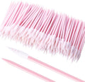 Chinco 200 Pcs Cleaning Swabs 2.56'' Sponge Tip Swabs Sticks Pink by Chinco