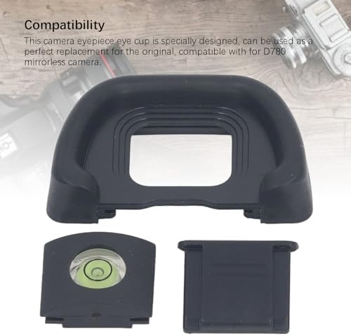 Eyepiece Eyecup Eye Cup, DK 31 Viewfinder Eyepiece Eyepiece + Level + Hot Shoe Cover 3 in 1 Set for Camera Viewfinder Microsingle Goggles - Image 6