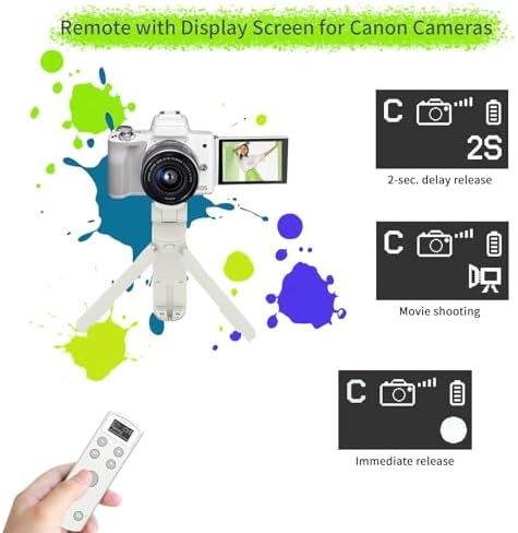 Remote Control for Canon Camera,Rechargeable Wireless Shutter Release - Image 4