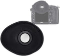 JJC EN-DK19G Large Eye Cup, Ergonomic Oval Soft TPU Rubber Eye Piece, D850 Eyecup Viewfinder, DK19 Replacement, 80 * 66 * 43mm, Compatible with Nikon D850 D810 D800E D800 D500 D3 D3S D3X D4 D4S D5 Df by Fotasy