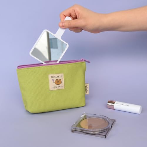 Monolike Unmatched Friends daily Pouch, Green - Pencil Pouch, Portable Pencil Bag, Pencil Case, Office Pouch case - Image 4