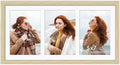DUENPY 8x16 Collage Frame For 3 5x7 Photos Wood Color by DUENPY