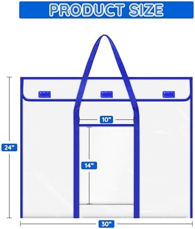 Bulletin Board Poster Storage, Extra-Large Storage Chart Bag 30" x 24", Bulletin Board Sheet Organization (30" X 24") (Pack of 2) - Image 2