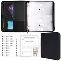 HAUTOCO Important Document Organizer Zipper Life Binder Family Emergency Binder Birth Certificates Protector, in Case I Go Missing Estate Planning Organizer - Include Category Label & Directory by HAUTOCO