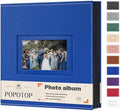 Popotop 4x6 Photo Album Holds 500 Pictures, Vegan Leather Hardcover by Popotop