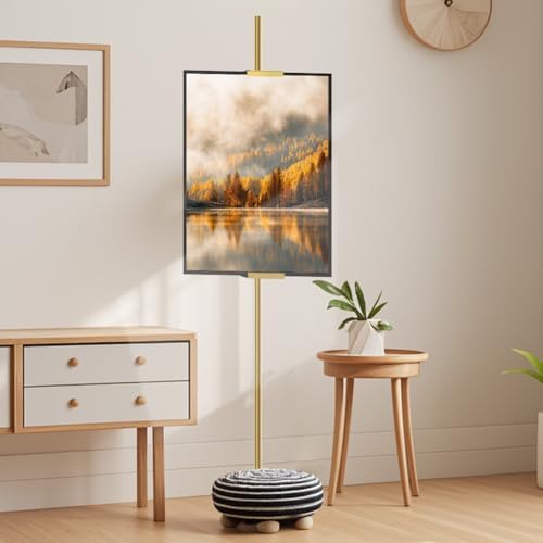 56" Adjustable Floor Picture Frame Stand, Easel Stands for Display - Image 7