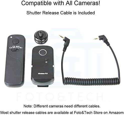 Foto&Tech 360 Any Angle 100m Wless Rmote Control Shutter Release (Compatible with EOS R6 Mark III SL3 SL2 T8i T7i T6i T5i T4i XTi XSi, EOS 700D 650D 600D 550D 500D 77D 80D G16 G15 G5) - Image 7