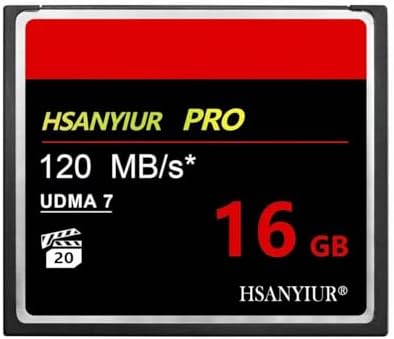 16GB UDMA High Speed,Original CF Card Camera Memory Card for Professional Photographer,Videographer,Enthusiast by HSANYIUR
