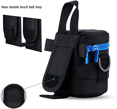 Camera Lens Case Bag for Canon RF-S 18-150mm EF 50mm f/1.8 Below 2.95x3.9" - Image 4