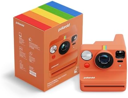 Polaroid Now+ 3rd Generation I-Type Instant Film Camera - Bluetooth Connected App Controlled - Coral - Camera Only No Film (9162) by Polaroid