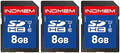 8GB SD Card (3 Pack), C10 SDHC UHS-I Memory Cards U1 Class 10 High-Speed Full 4K HD Video Compatible with Digital Point-and-Shoot Cameras, HD Camcorders, DSLR and PC by elecacc