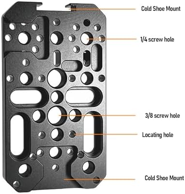 GOWENIC Camera Cheese Plate, Aluminum Multipurpose Switching Plate, 1/4 - Image 7