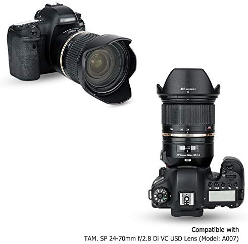 JJC Reversible Lens Hood for Tamron SP 24-70mm f/2.8, Supports 82mm Filter - Image 3