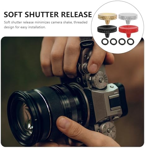4pcs Aluminum Alloy Camera Shutter Button Soft Release Replacement - Image 3