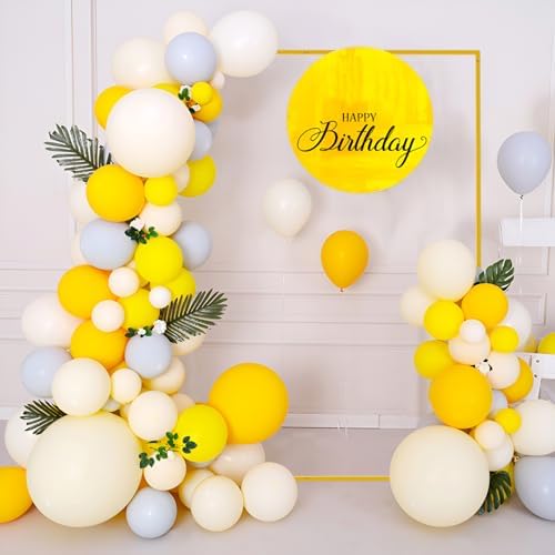 Asee'm 6.6FTx5.2FT Gold Wedding Arch Backdrop Stand Square Metal - Image 5