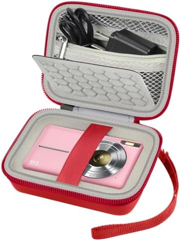 Comecase Digital Camera Case for Kodak PIXPRO FZ45 FZ55 for Travel, Red by COMECASE