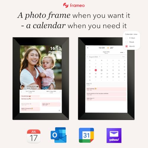 32GB FRAMEO 10.1 Inch Smart WiFi Digital Photo Frame - Image 5