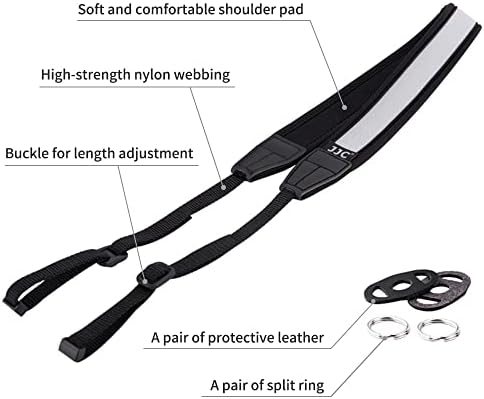 JJC Soft Camera Neck Shoulder Strap for Fuji X-T30 III II X-T20 X-T5 X-T4 - Image 4