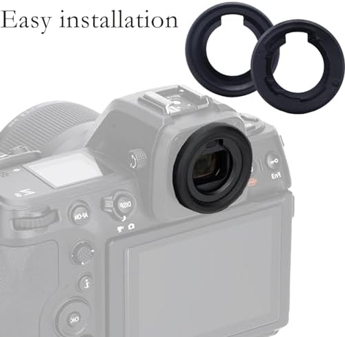 PCTC Viewfinder Eyecup Eye Cup for Nikon Zf Z8 Z9 Cameras, Replaces Nikon DK-33 Eyecup,Plastic Materials(2 Pack) - Image 4
