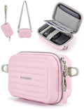 BAGSMART Digital Camera Case, Small Camera Bag with 2 Carrying Ways, Pink by BAGSMART