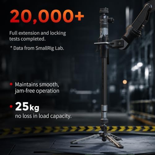 SmallRig x Potato Jet TRIBEX PRO X-Clutch Carbon Fiber Monopod - Image 3