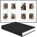 Instax Mini Photo Album with Writing Space, Linen Cover, Black by Unknown