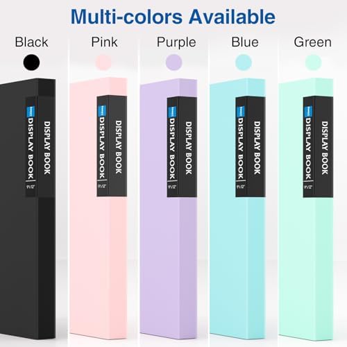 Sooez Binder with Plastic Sleeves 30-Pocket, Displays 60 Pages, 9x12 Folders - Image 6