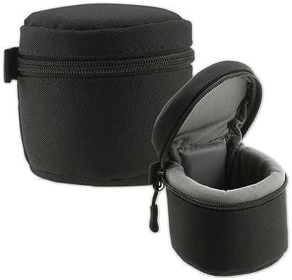 Navitech Black Water Resistant Camera Lens Protective Case Pouch - Compatible with Sony FE 24-70mm F2.8 GM II Lens by Navitech