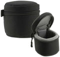Navitech Black Water Resistant Camera Lens Protective Case Pouch - Compatible with Canon RF 24-240mm F4-6.3 is USM Lens by Navitech