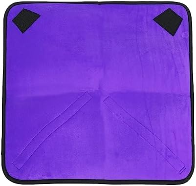 PATIKIL Camera Protective Wrap, 18"x18" Lens Wrap Cloth with Thick Protective Neoprene, Lens Pouch Bag with Hook and Loop for Lens, SLR, Black Purple - Image 4