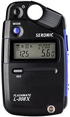 Sekonic FLASHMATE L-308X Photographers and Film Makers Exposure Meter - Black/Blue - Image 4
