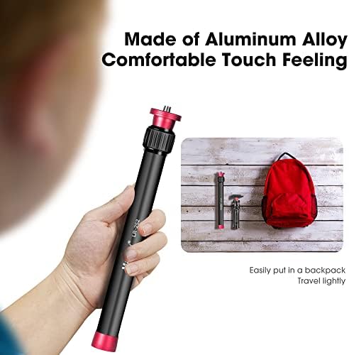 Manbily Gimbal Extension Pole Aluminium Tripod Centre Column Extension Rod 1/4" Thread 2 Section Tube for DJI OSMO Mobile 2 Zhiyun Smooth 4/Q Monopod DSLR Camera Phone Photo Selfies Video Vlog - Image 3