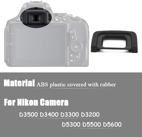 || Lens Cap Compatible with Nikon Camera Lenses || Please Check Images for Compatibility (DK-25 Camera Eyepiece Eyecup for Nikon D3400 D3500) - Image 5