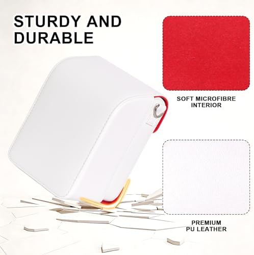 Camera Case for Polaroid Now/Now+ Gen2/3 Instant Film Camera, White - Image 5